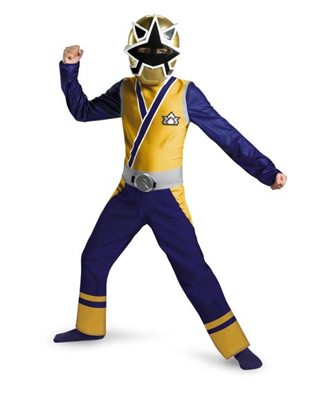 Power Ranger Samurai Gold Ranger Kids Costume - Boys Power Ranger Costumes