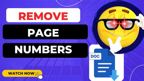 How To Remove Page Numbers In Google Docs Youtube