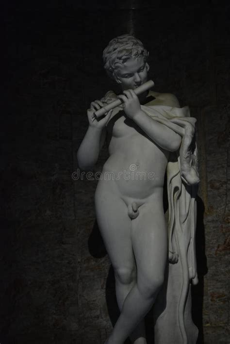 Statue Of A Naked Man At Am Neues Palais In Potsdam Germany Editorial Stock Image Image Of