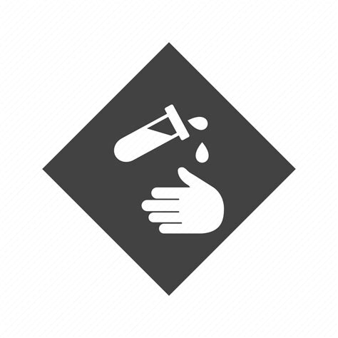 Corrosive Danger Dangerous Hazard Safety Sign Warning Icon