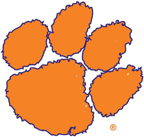 Clemson Paw Vector at Vectorified.com | Collection of Clemson Paw ...