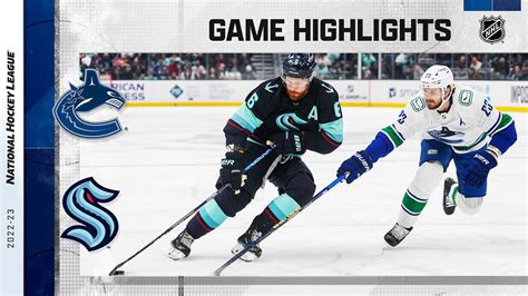 Canucks Kraken Nhl Highlights Youtube