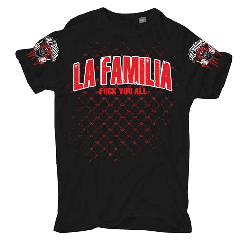 T Shirt La Familia FCK You All S Bis 8XL Schlagring Familie Hardcore Criminal EBay