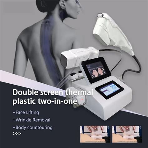 Portable Dual Screen Liposonic HIFU Machine For Body Sculpting Face