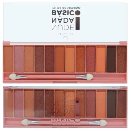 Paleta De Sombras Nude Nada Basico Jasmyne Shopee Brasil