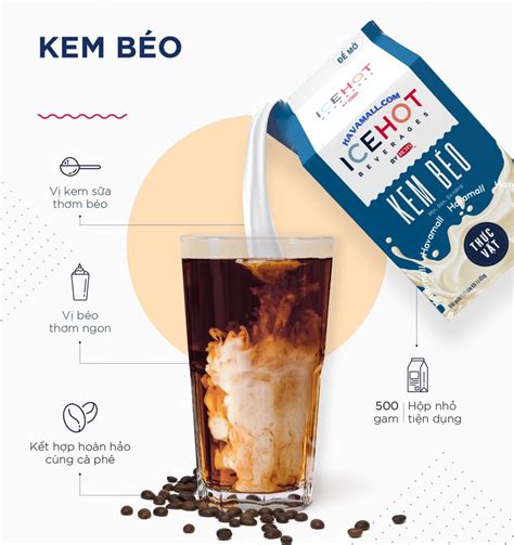 Kem Béo Thực Vật Richs Ice Hot 454G Creamer Non Dairy HavaMall Siêu Thị Hàng Nhập Khẩu Uy Tín