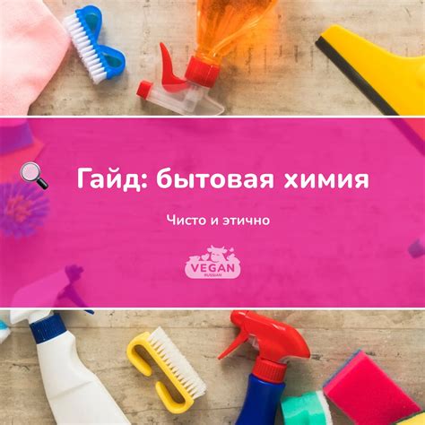 Как найти веганскую бытовую химию?