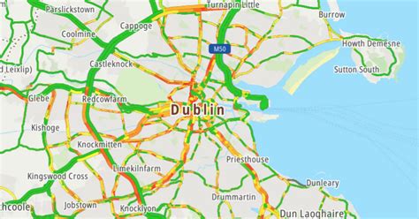 Dublin Traffic Live: Over 210 traffic jams in Dublin with some M50 ...
