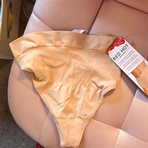 Spanx Intimates Sleepwear Nwt Red Hot Spanx Shaping Thong Poshmark