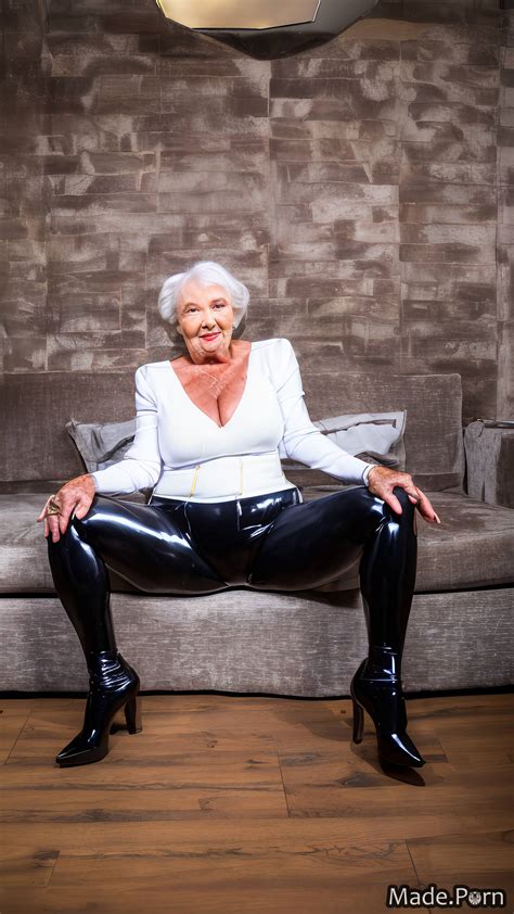 Porn Image Of Woman Thick Long Sleeves Latex Seduction Slutty Leather Created By AI