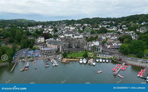 windermere   lake district national park aerial view