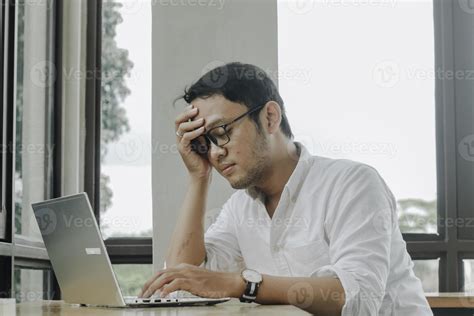 Depressed Desperate Businessman Looking Frustrated Being Overworked