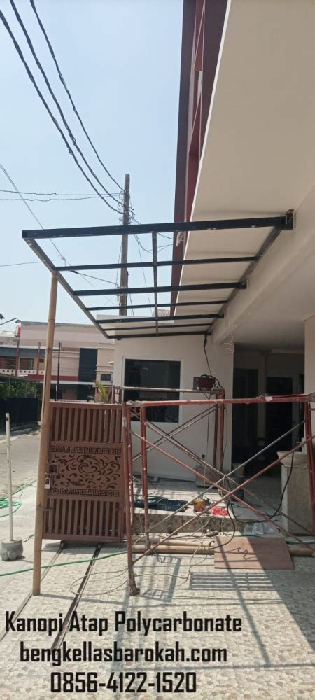 Kanopi Atap Polycarbonate 5 Mm Semarang Bengkel Las Barokah Semarang