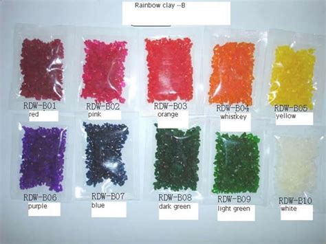 Bolitas De Gel Irregularchinese Crystal Claypolymer Clay