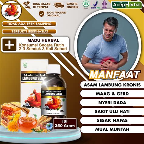 Jual Madu Herbal Lambung Sehat Obat Sakit Lambung Untuk Asam Lambung