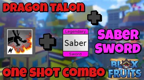 Best Dragon Talon Saber V2 One Shot ComboBounty Hunt L Roblox