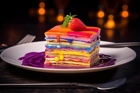 Premium Photo Taste The Rainbow Delights Sweet Symphony