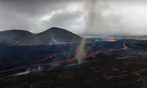 Newly Erupting Volcano Is Whipping Up Tornadoes as Lava Explodes - Newsweek