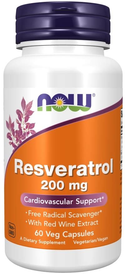 Купить NOW Resveratrol 200 мг капсулы 60 шт в кредит в Алматы – Kaspi ...