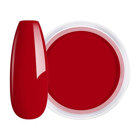 Aillsa Red Dip Powder For Nails Fall Winter Nail Dipping