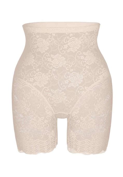 Sassa Corrigerende Short Met Kant Beige Milo Lingerie