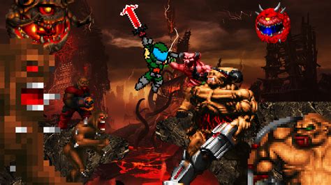 DOOM pixel art by madness8 on DeviantArt