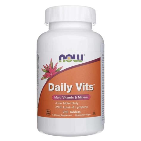 Now Foods Daily Vits Witaminy I Minera Y Tabletek