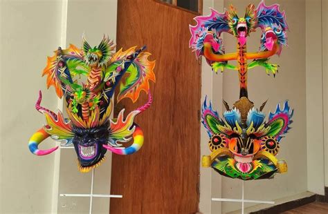 Máscaras De La Danza Peruana Díablada Diy Y Manualidades Peruanos