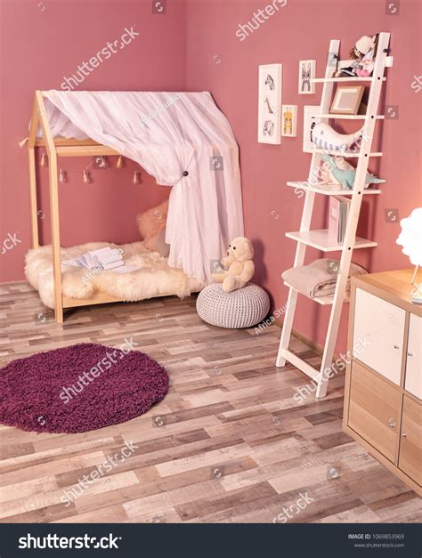 Comfortable Bed Modern Children Room Stock Photo 1069853969 Shutterstock