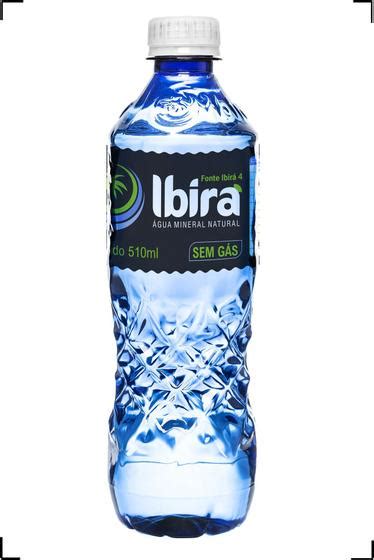 Água Mineral Natural Ibirá Sem Gás Garrafa 510 ml Pack 12 Unidades