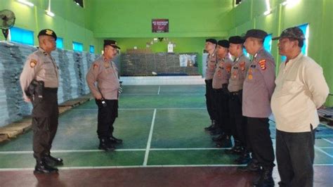 Amankan Pemilu 2024 Polres Metro Polda Lampung Siagakan Personel Di