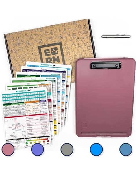 Essential Rn Clipboard With Storage Nursing And Medical Edition Cheat