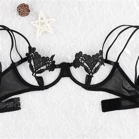 Sexy Steel Prop Gather Bra Set Underwear Lace Hollow Sling Women Lingerie On Storenvy