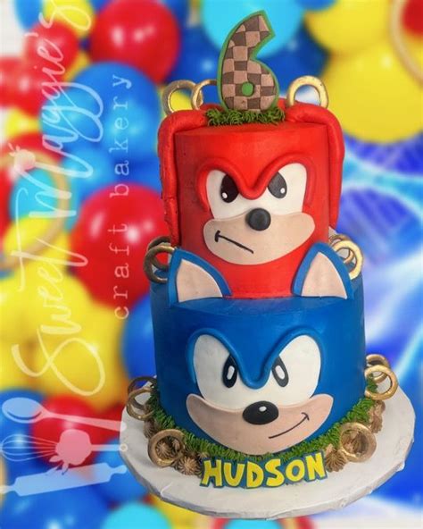 Hudsons Th Birthday Cake Th Birthday Cakes Sonic Birthday Sonic Cake