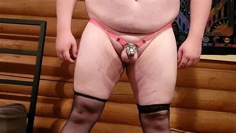 Sissy Boy In Chastity With Butt Plug Harness Gay Amateur Porn Feat Opalou Xhamster
