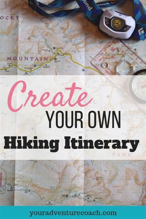 What to include in your hiking itinerary