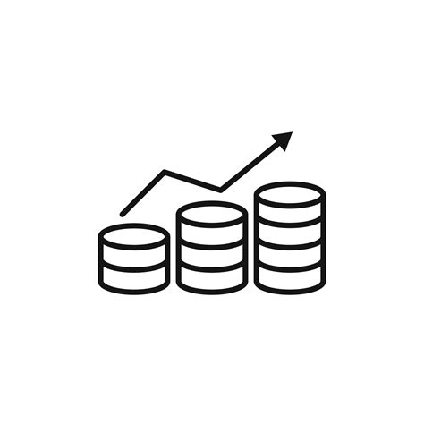 Earning icon set. increase money symbol. more revenue and profit sign