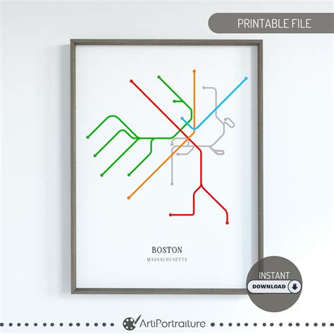 map of boston t stops