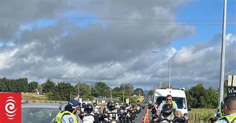 Police Seize Multiple Motorbikes Amid Tangi For Waikato Gang Member