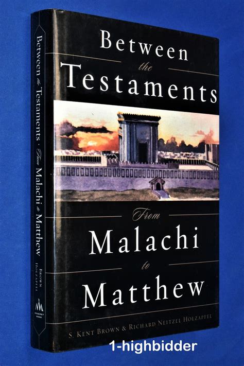 Between The Testaments From Malachi To Matthew