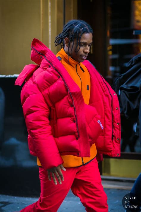 ASAP Rocky Estilos De Rua Para Homens Moda De Nova Iorque Estilo