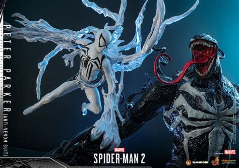 Hot Toys Vgm Marvel S Spider Man Th Scale Peter Parker Anti Venom Suit