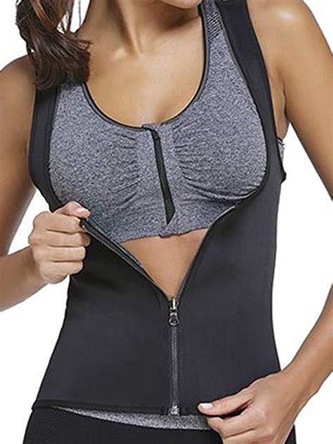 SAYFUT Women S Neoprene Thermal Hot Sweat Shapewear Shaping Brief Waist Trainer Cincher Slimming