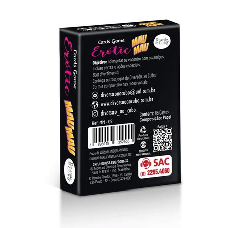 Mau Mau Cards Game Jogo De Cartas Er Tico Divers O Ao Cubo Litoral Sex Shop
