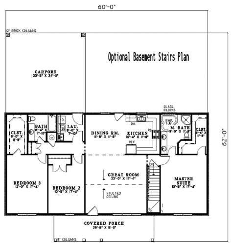 House Plan - 3 Beds 2 Baths 1800 Sq/Ft Plan #17-2141 - Houseplans.com