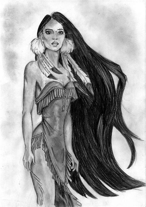 Native Girl Sketch