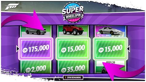 Forza Horizon 5 New Super Wheelspin Method Unlimited Uses Youtube