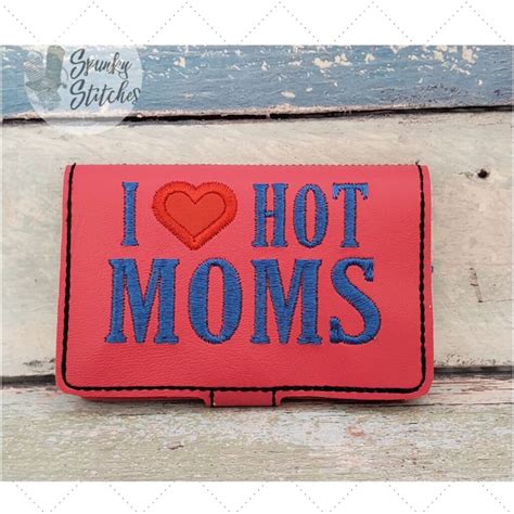 I Love Hot Dads Mini Notebook Cover