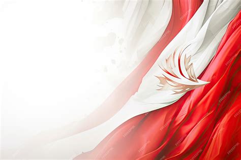 Premium AI Image | Red and white background with empty space for text