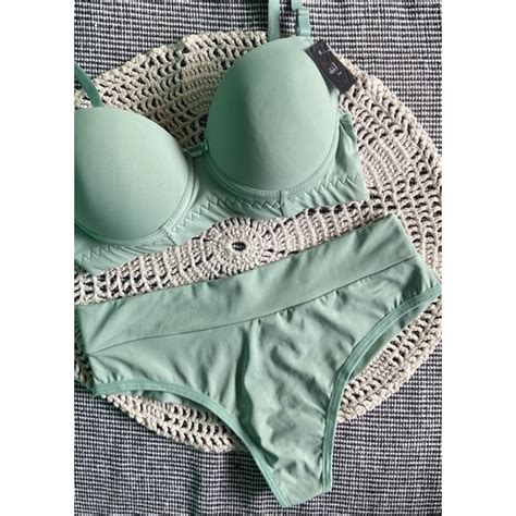 Conjunto Lingerie Conforto Suti Confort Vel De Tecido Aro E Calcinha Fio Duplo Sensual